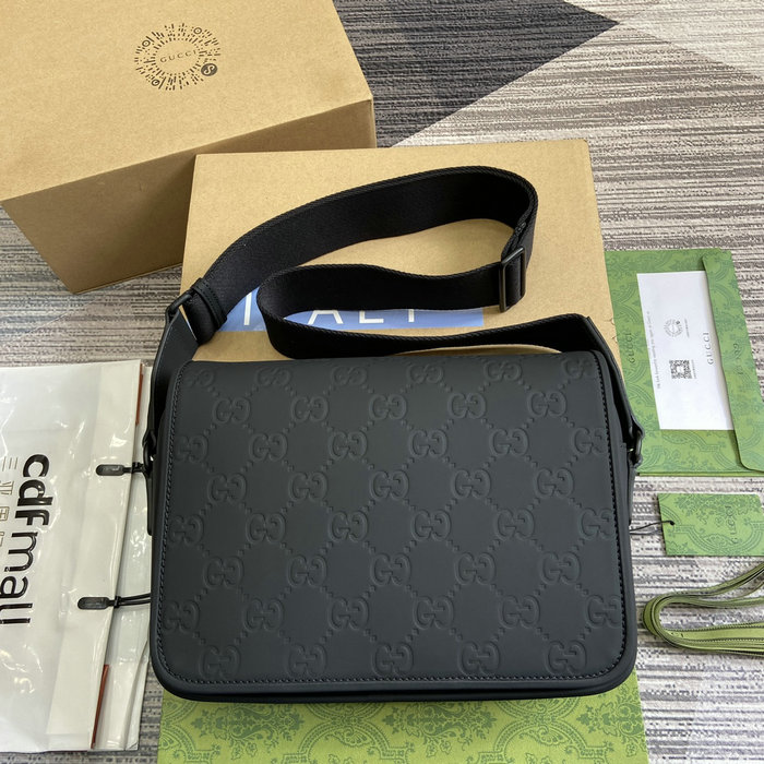 Gucci GG Rubber-effect Crossbody Bag 775097