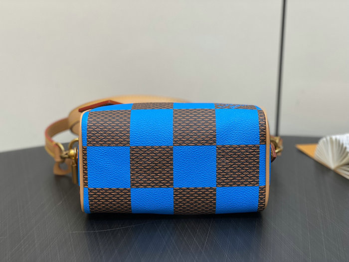 Louis Vuitton Speedy 18 Bandouliere Damier Pop N40611 Blue