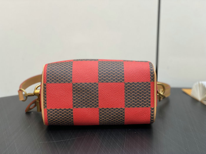 Louis Vuitton Speedy 18 Bandouliere Damier Pop N40611 Red