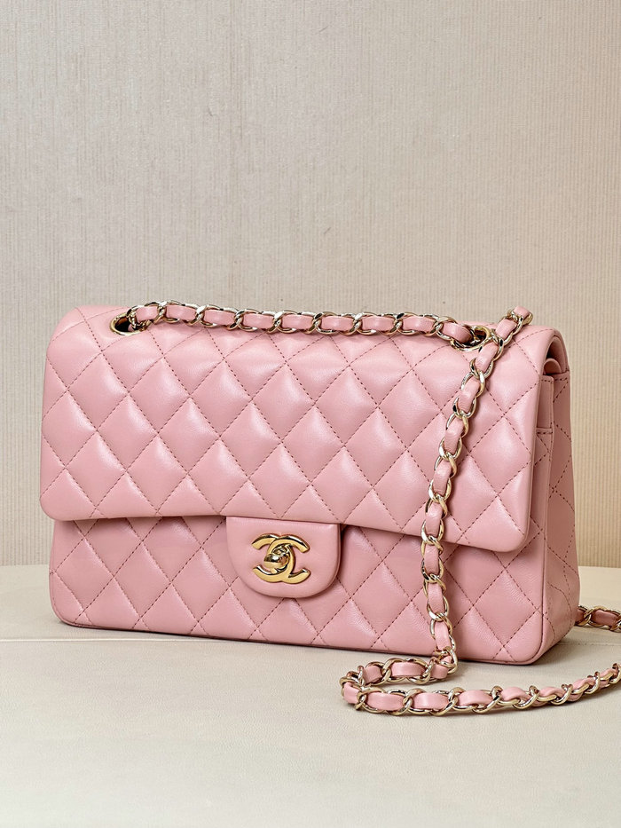 Medium Chanel Lambskin Flap Bag A01112 Pink