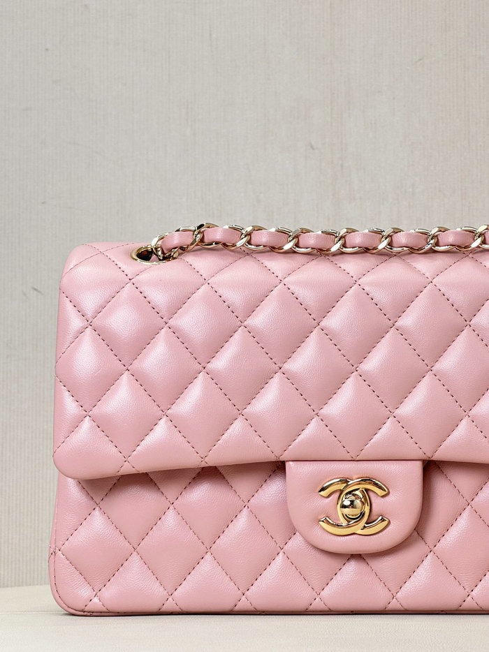 Medium Chanel Lambskin Flap Bag A01112 Pink