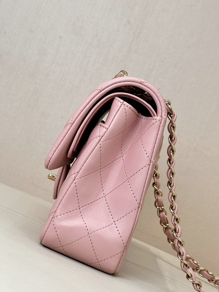 Medium Chanel Lambskin Flap Bag A01112 Pink