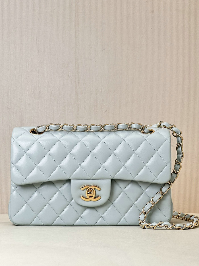 Small Chanel Lambskin Flap Bag A01117 Blue