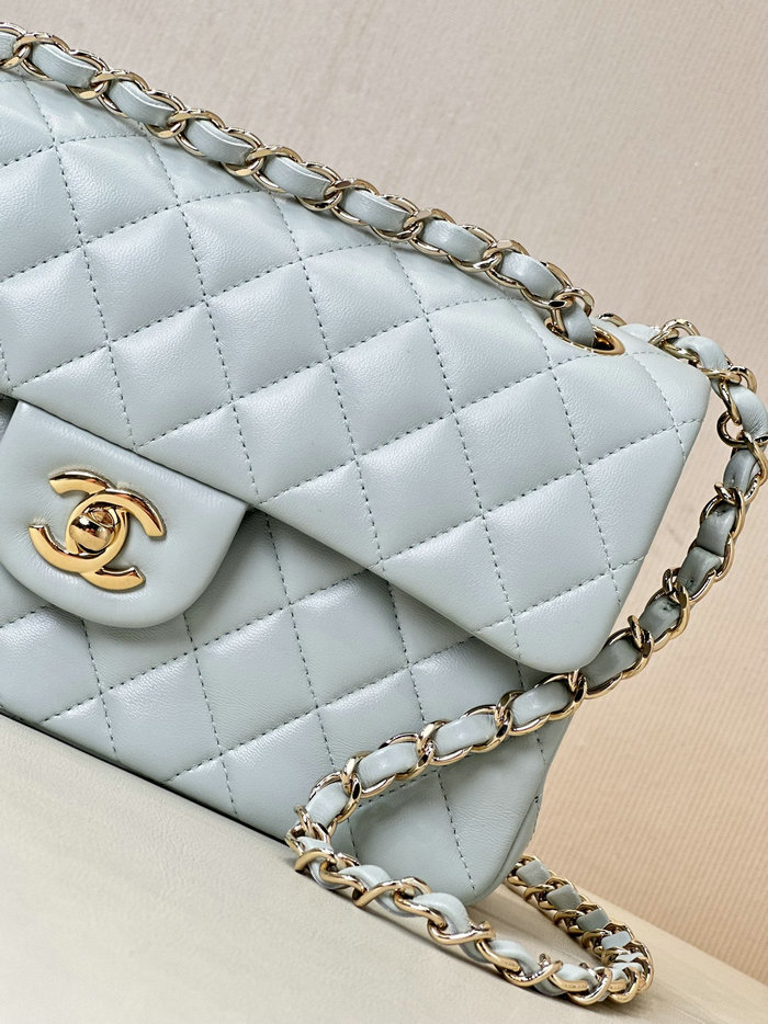 Small Chanel Lambskin Flap Bag A01117 Blue