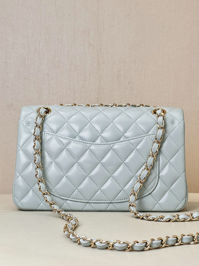 Small Chanel Lambskin Flap Bag A01117 Blue