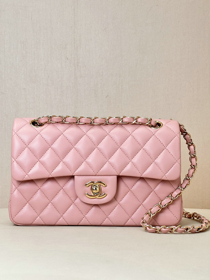 Small Chanel Lambskin Flap Bag A01117 Pink