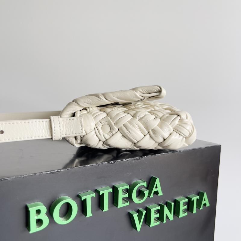 Bottega Veneta Small Rumple Messenger 787113 Sea Salt