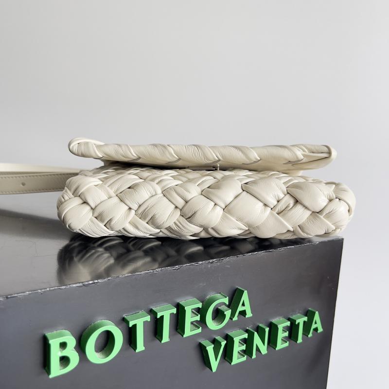 Bottega Veneta Small Rumple Messenger 787113 Sea Salt