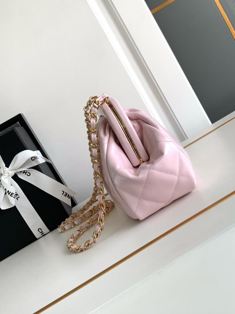 Chanle Lambskin Clutch AS4717 Pink