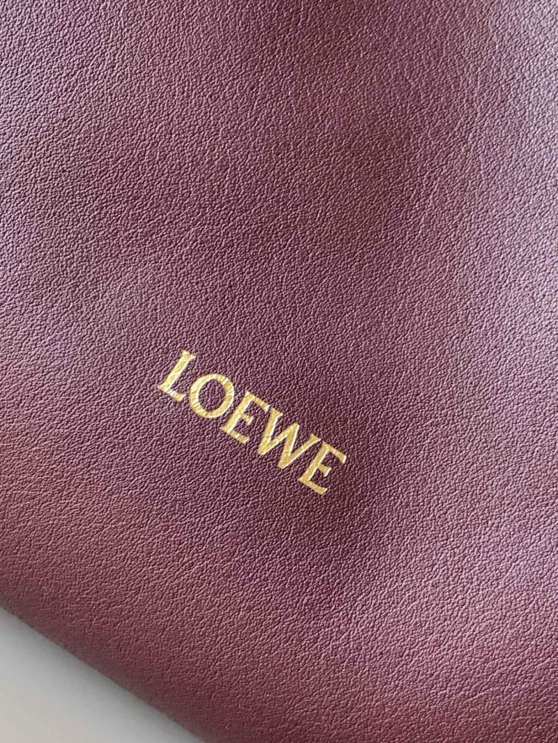 Loewe Medium Flamenco Clutch L9043 Burgundy