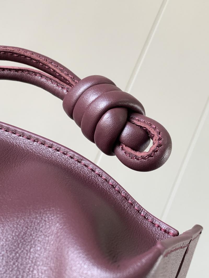 Loewe Medium Flamenco Clutch L9043 Burgundy