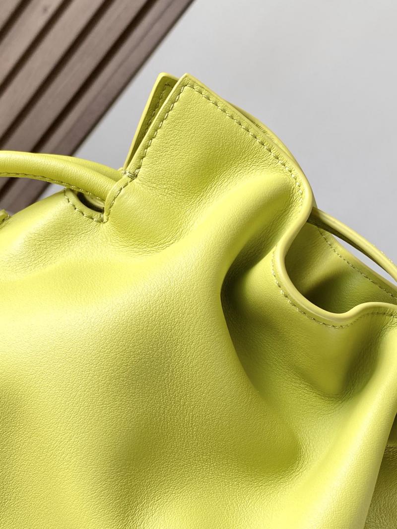 Loewe Mini Flamenco Clutch L9044 Lime Yellow