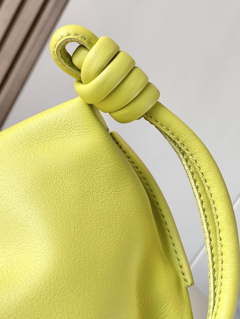 Loewe Mini Flamenco Clutch L9044 Lime Yellow