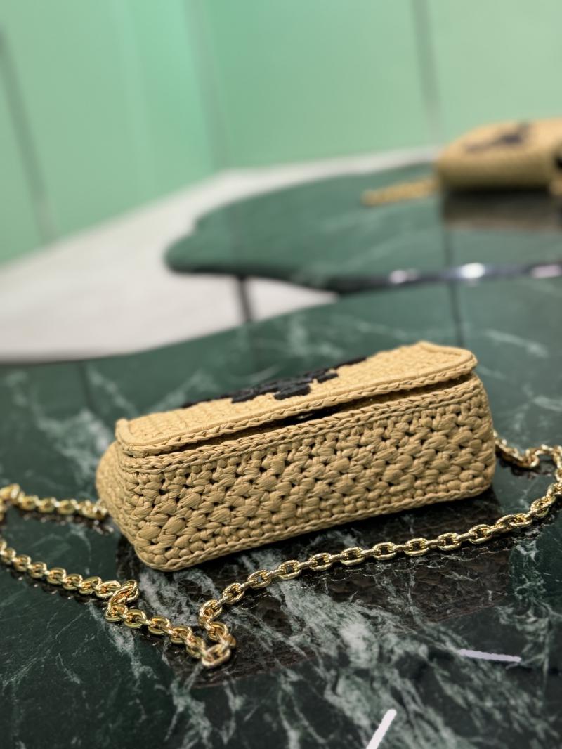 Prada Crochet shoulder bag 1BF362 Beige