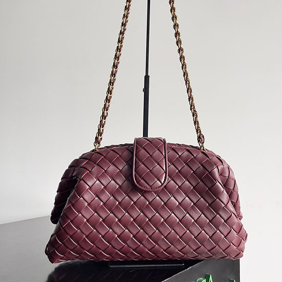 Bottega Veneta Teen Lauren 1980 With Chain 785807 Barolo