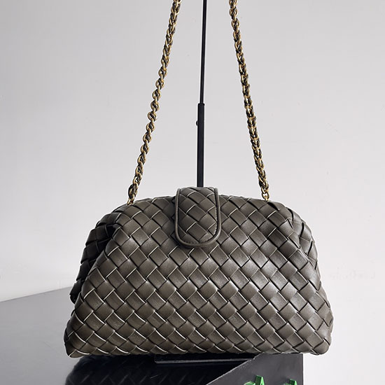 Bottega Veneta Teen Lauren 1980 With Chain 785807 Kaki