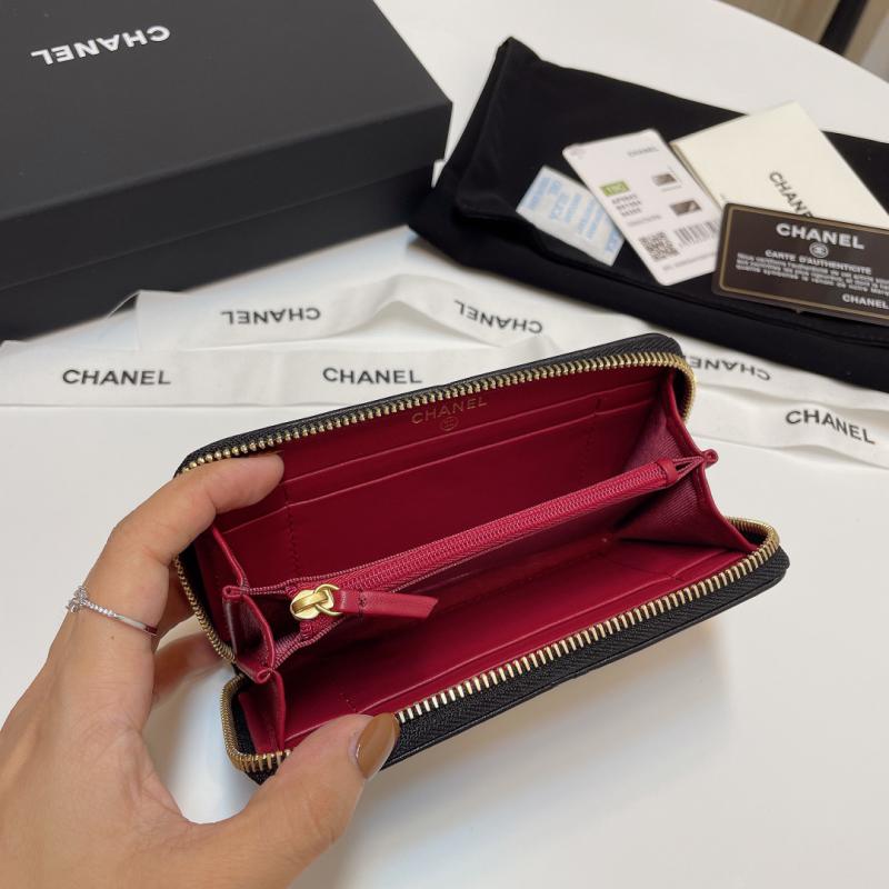 Chanel 19 Zipper Wallet AP0943