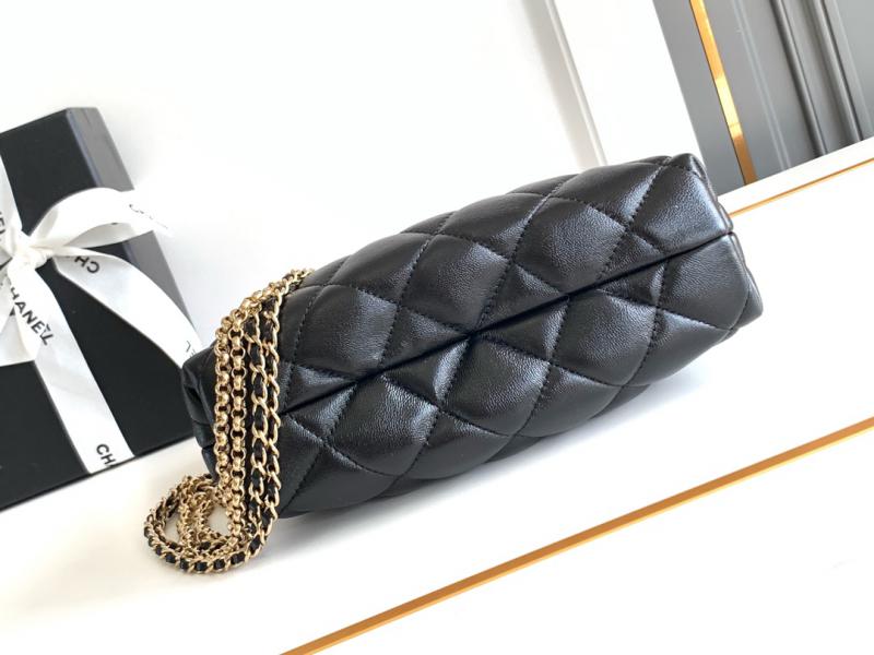 Chanel Chain Hobo Bag Black AS4966