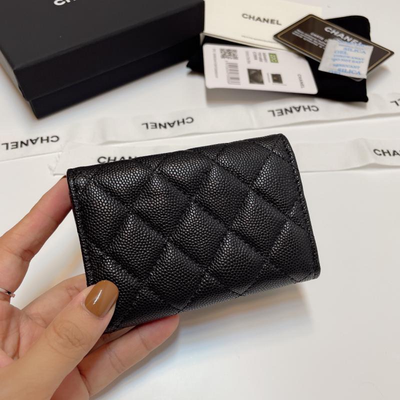 Chanel Grain Calfskin Wallet A84401