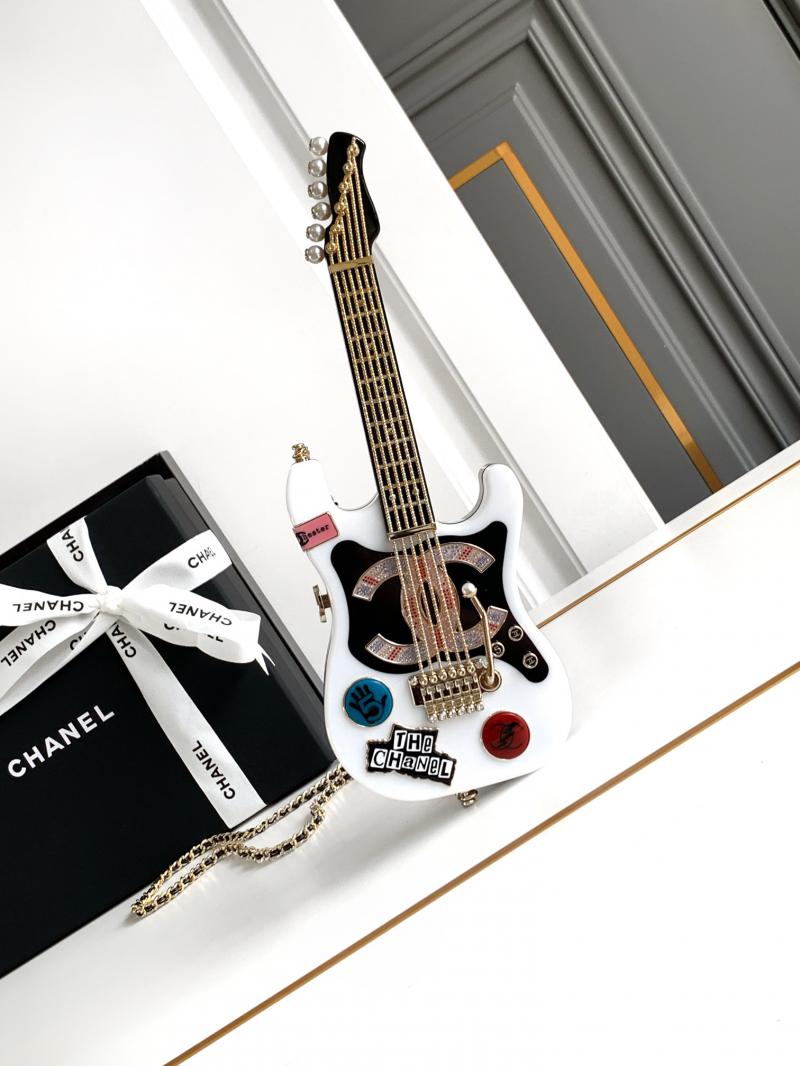 Chanel Guitar Minaudiere AS4955