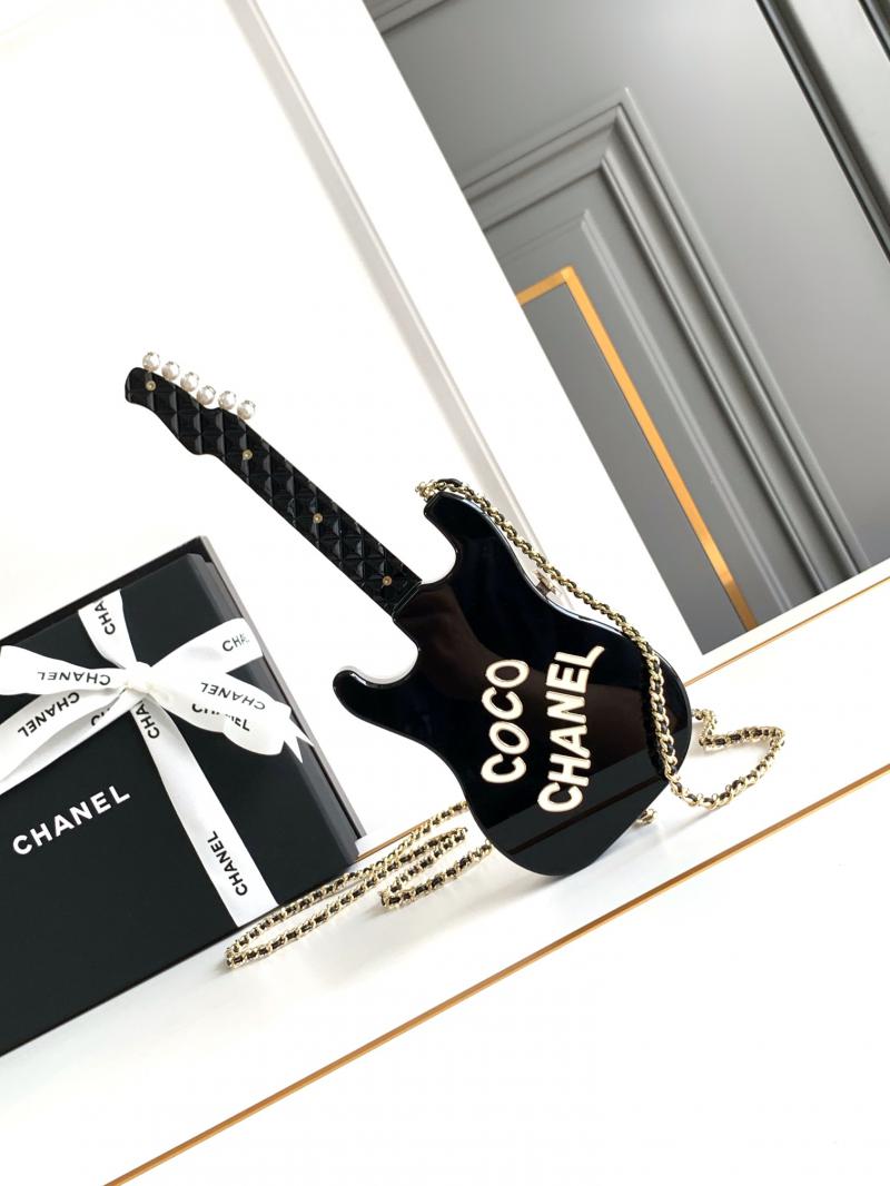 Chanel Guitar Minaudiere AS4955