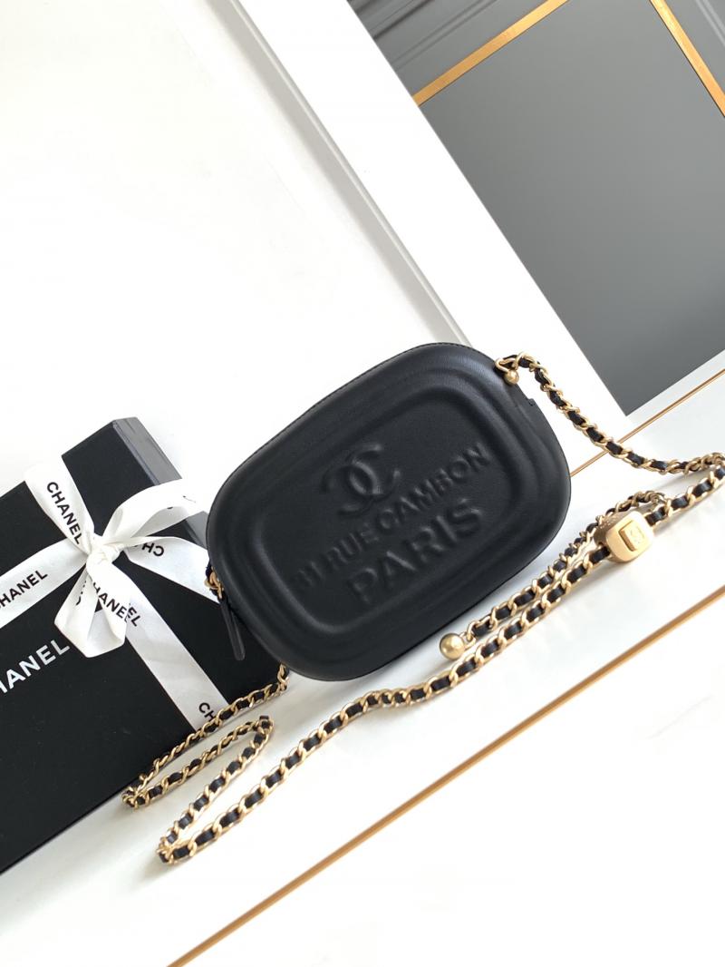 Chanel Lambskin Camera Bag AS2510 Black