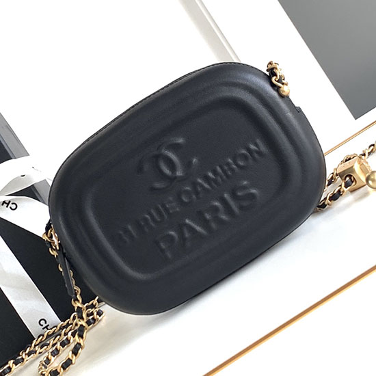 Chanel Lambskin Camera Bag AS2510 Black