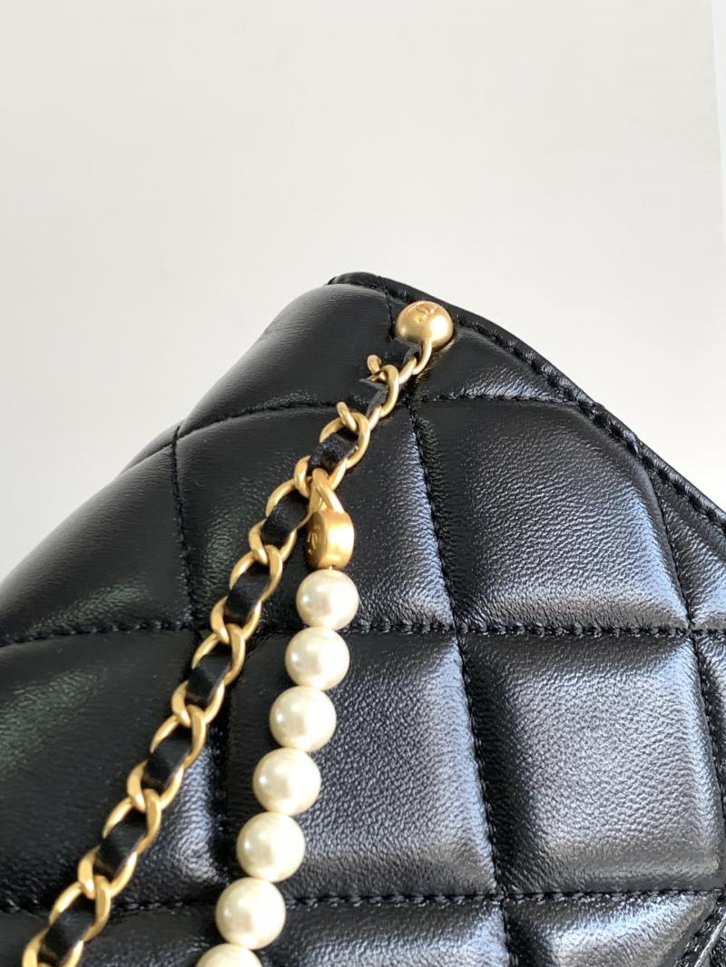 Chanel Lambskin Shoulder Bag AS2713 Black