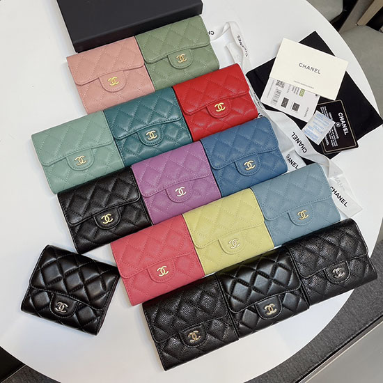 Chanel Leather Wallet A84029