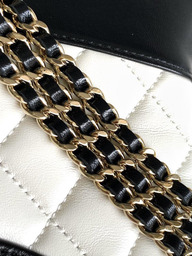 Chanel Mini 31 Clutch With Chain White AS3656