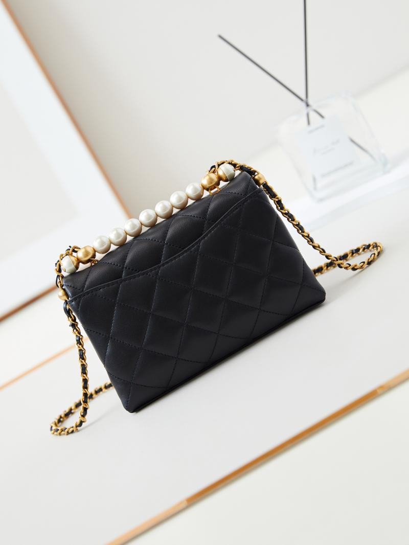 Chanel Mini Flap Bag with Top Handle AS5001 Black