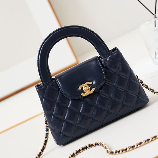 Chanel Mini Kelly Shopping Bag AS4416 Blue