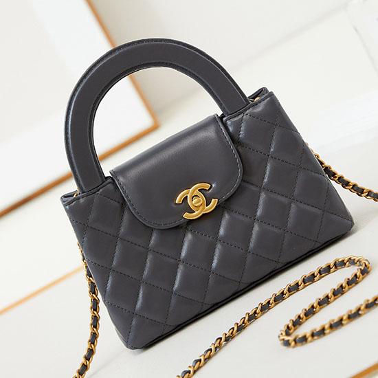 Chanel Mini Kelly Shopping Bag AS4416 Dark Grey