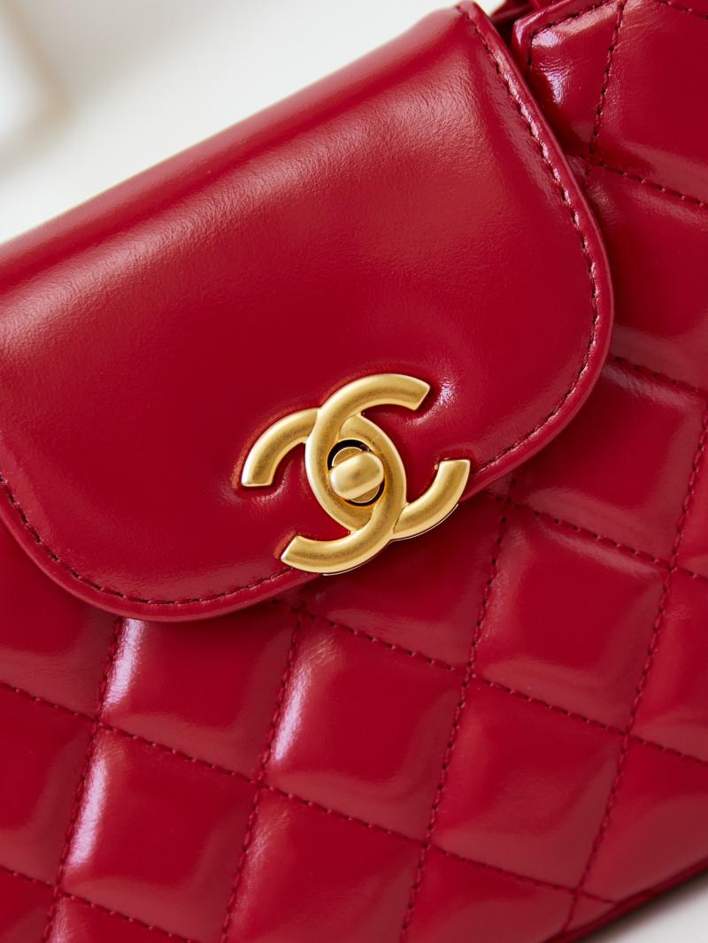 Chanel Mini Kelly Shopping Bag AS4416 Red