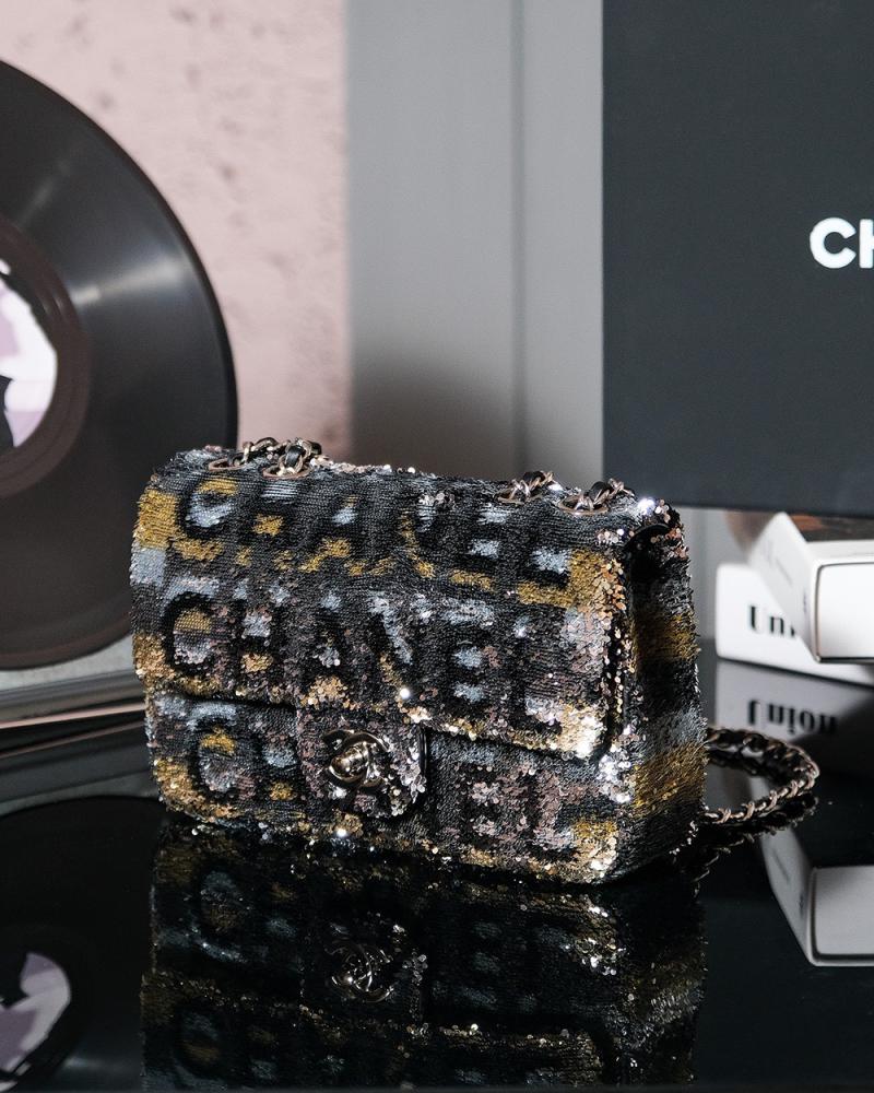 Chanel Sequins Small Flap Evening Bag CF20