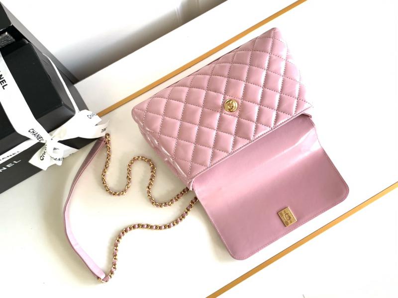 Chanel Small Coco Handle Bag A92990 Pink