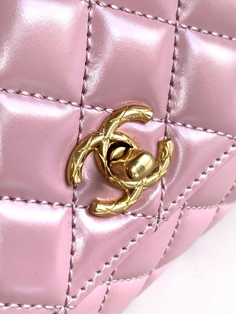 Chanel Small Coco Handle Bag A92990 Pink