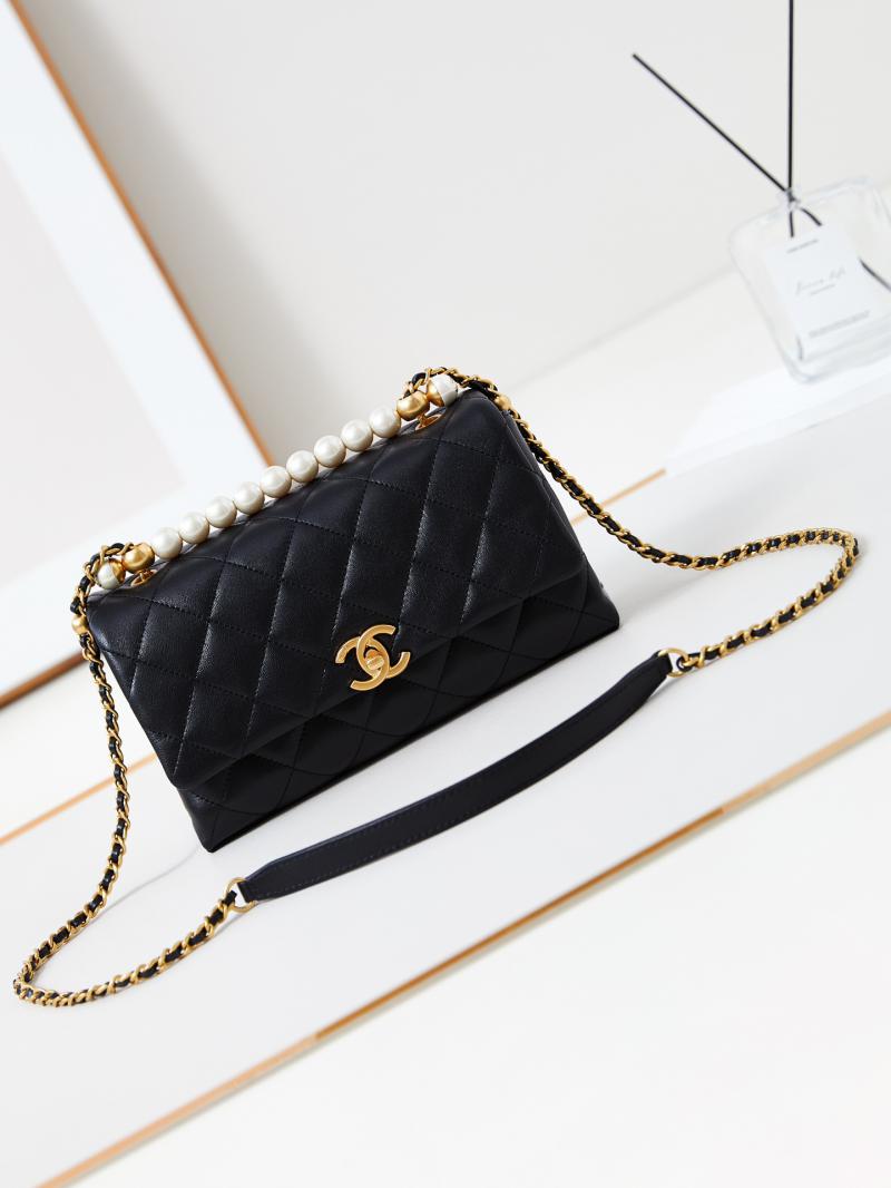 Chanel Small Flap Bag with Top Handle AS4997 Black