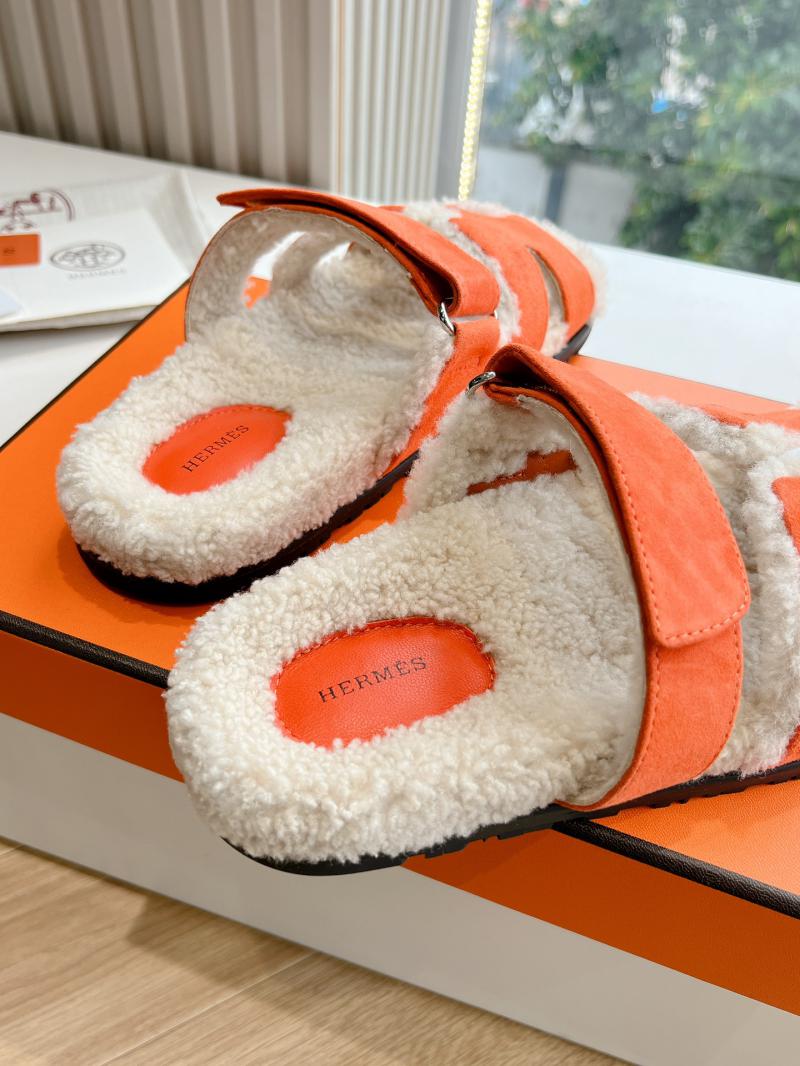 Hermes Chypre Wool Sandals SHS82001