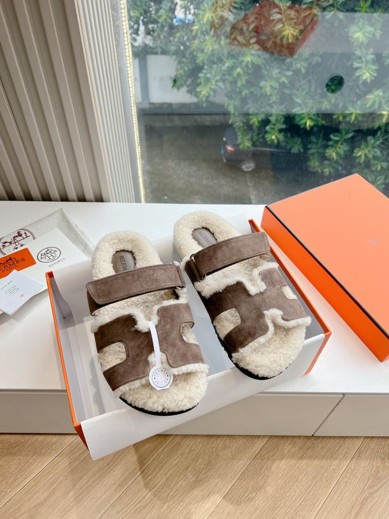 Hermes Chypre Wool Sandals SHS82003