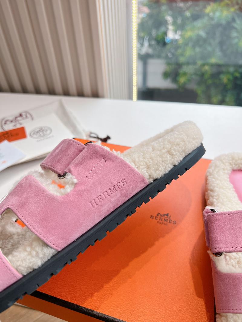 Hermes Chypre Wool Sandals SHS82004