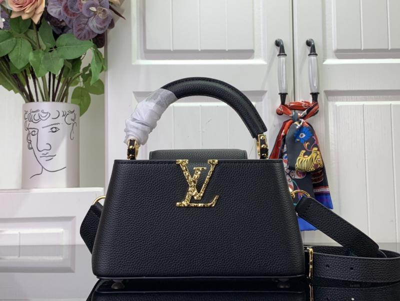 Louis Vuitton Capucines East-West Mini M24671 Black