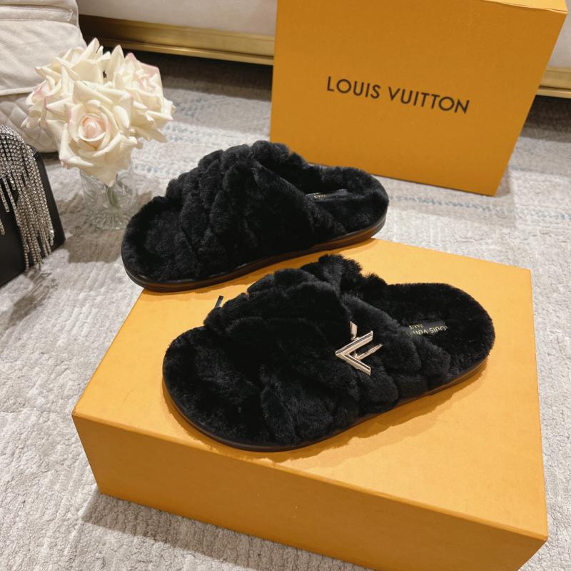 Louis Vuitton Wool Slippers SLS82602