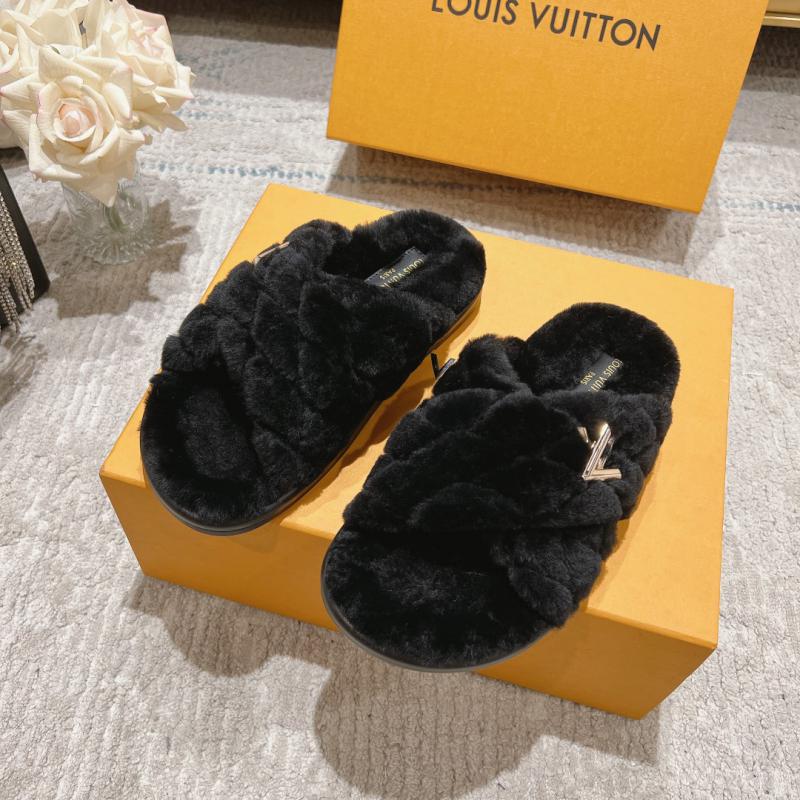 Louis Vuitton Wool Slippers SLS82602