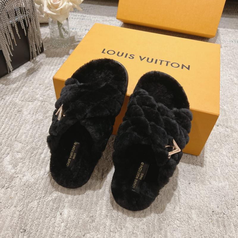 Louis Vuitton Wool Slippers SLS82602