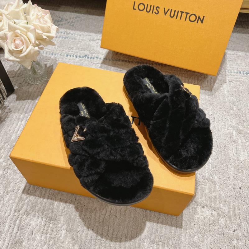 Louis Vuitton Wool Slippers SLS82602