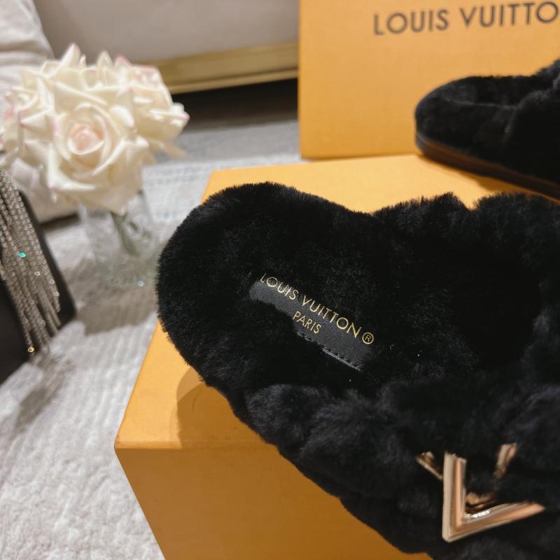 Louis Vuitton Wool Slippers SLS82602