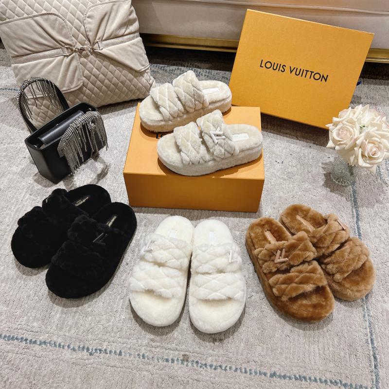 Louis Vuitton Wool Slippers SLS82603