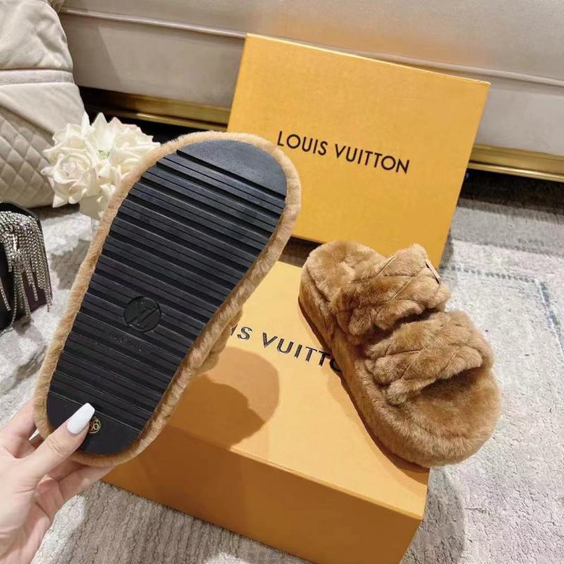 Louis Vuitton Wool Slippers SLS82603