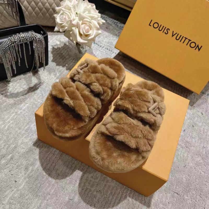 Louis Vuitton Wool Slippers SLS82603